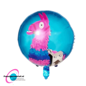 Folieballon lama rond