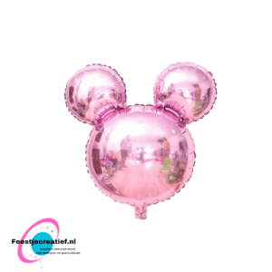 Folieballon Mickey Mouse roze