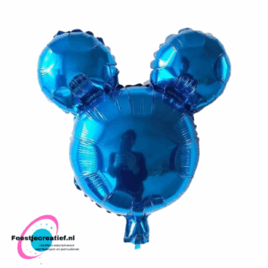 Folieballon Mickey Mouse donkerblauw, 40cm