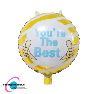 Folieballon "You're The Best", 40cm