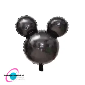 Folieballon Mickey Mouse zwart