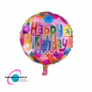 Folieballon Happy birthday