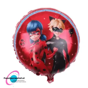 Folieballon Ladybug & Cat Noir, 40cm