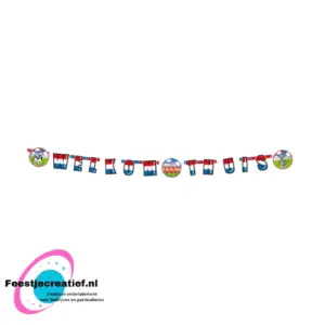 Letterslinger "Welkom thuis", 1,7 meter