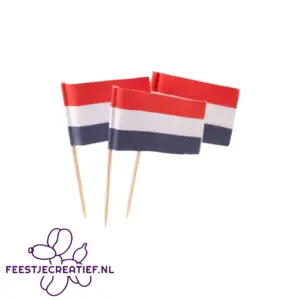 Prikkers Nederlandse vlag - 50 stuks