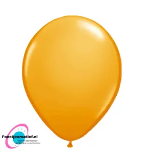 Latex ballonnen oranje - 10 stuks