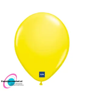 Latex ballonnen geel metallic, 30cm - 10 stuks