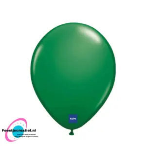 Latex ballonnen groen metallic - 10 stuks