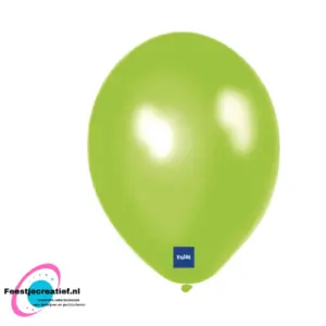 Latex ballonnen appelgroen metallic, 30cm - 10 stuks