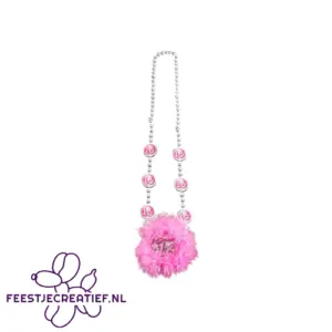 Feestketting sweet 16 roze