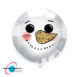 Folieballon Sneeuwpop