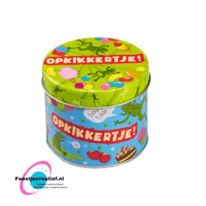 Snoepblik Opkikkertje 9cm
