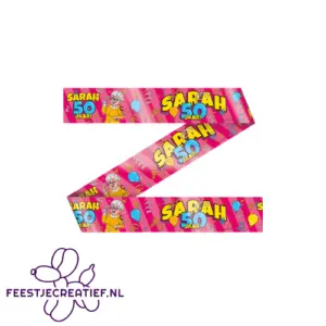 Markeerlint Sarah 12 Meter Pvc Roze