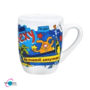 Cartoon mok "Voor de meest sexy man"