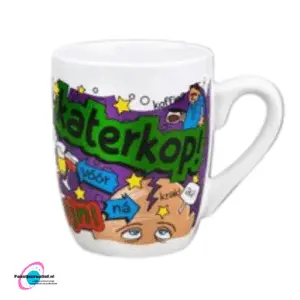 Cartoon mok "Katerkop!"
