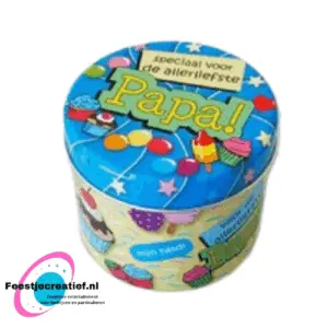 Snoepblik Papa 9cm