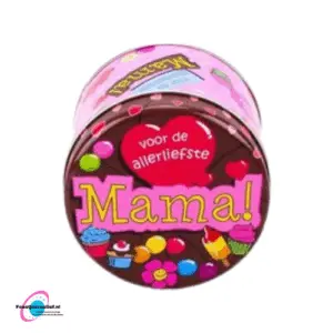 Snoepblik "voor de allerliefste Mama' 9cm
