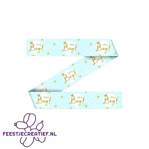 Afzetlint Geboorte jongen 1 Afzetlint Geboorte jongen