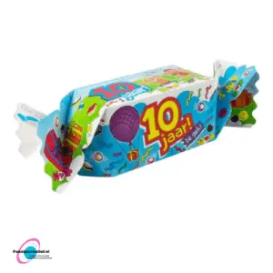 Cadeauverpakking/snoepverpakking "10 jaar!" feest