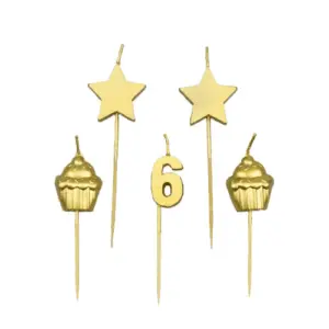 Verjaardagskaarsen 6 jaar
