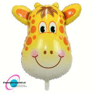 Folieballon mini giraffe - 2 stuks