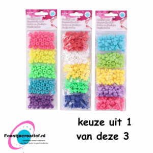 Kralen kleur assorti, 5x12 gram