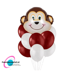 Ballonboeket aap, 7-delig