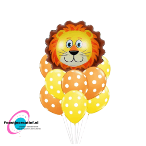 Ballonboeket leeuw, 7-delig