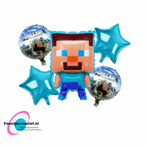 Ballonboeket Minecraft, 5-delig