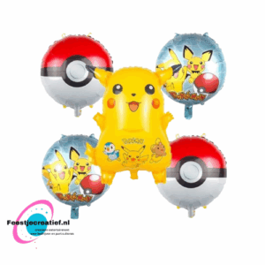 Ballonboeket Pokemon, 5-delig