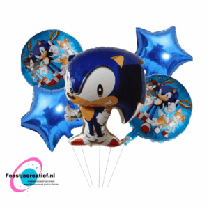Ballonboeket Sonic, 5-delig