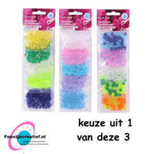 Kralen kleur assorti, 5x10 gram