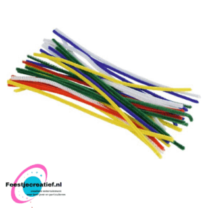 Chenille draden, 30cm - 30 stuks