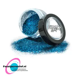 Huid glitter biologisch Glitter Shaker Blauw