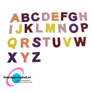 Knutselstickers letters - 130 stuks