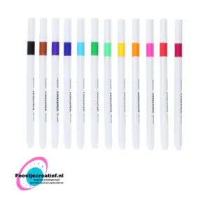 Fineliner pennen - 12 stuks