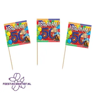 Prikkers Abraham 50 - 50 stuks