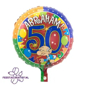 Folieballon "Abraham! 50", 45cm