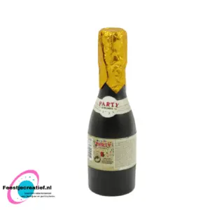 Party streamer champagnefles