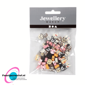 Klei kralen dieren, 10mm - 60 stuks