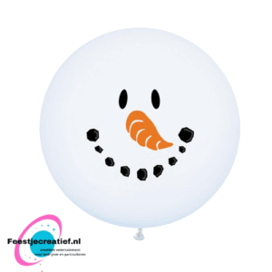 Folieballon sneeuwpop, 45cm