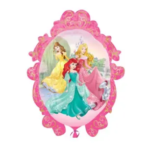 Folieballon Disney prinsessen, 75x65cm