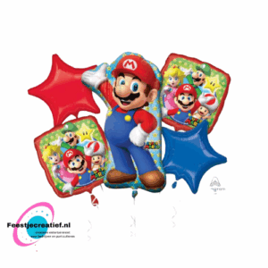 Ballonboeket Super Mario, 5-delig
