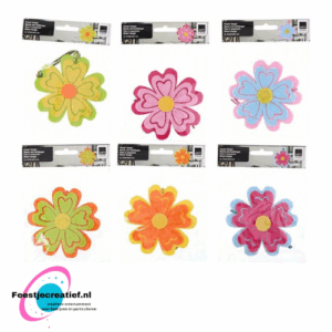 Bloemenhanger voor handwerk, 9.5cm - 6 stuks