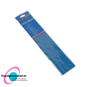 Crepepapier blauw, 50x250cm