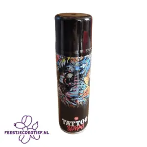 Tattoo spray zwart, 70ml