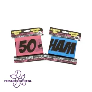 Markeerlint/afzetlint Abraham 50 blauw, 20 meter