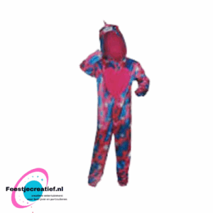 Onesie unicorn/eenhoorn, maat 98-104