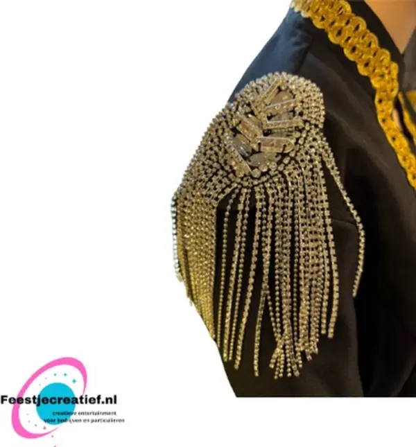 Epaulette goud, carnaval Oeteldonk - 1 stuk