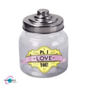 Snoeppot "PS. I love you!", 800ml